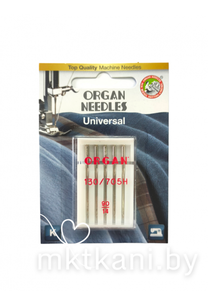 Иголки ORGAN универсальные № 90 