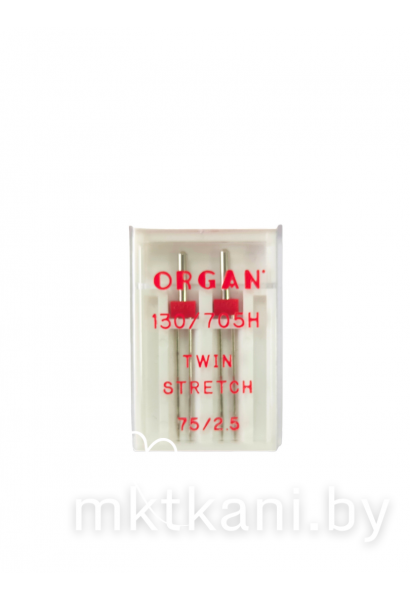 Иголки ORGAN двойная (2шт)