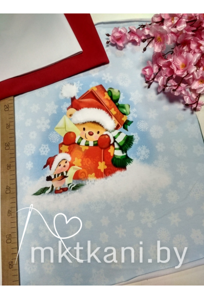 Футер  Новогодняя открытка 4 (панелька)