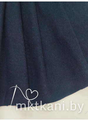 Кашкорсе с начесом темно-синий